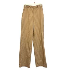 2/$30 Zara - High Waisted Beige Tan Pinstripe Trouser Pants XS